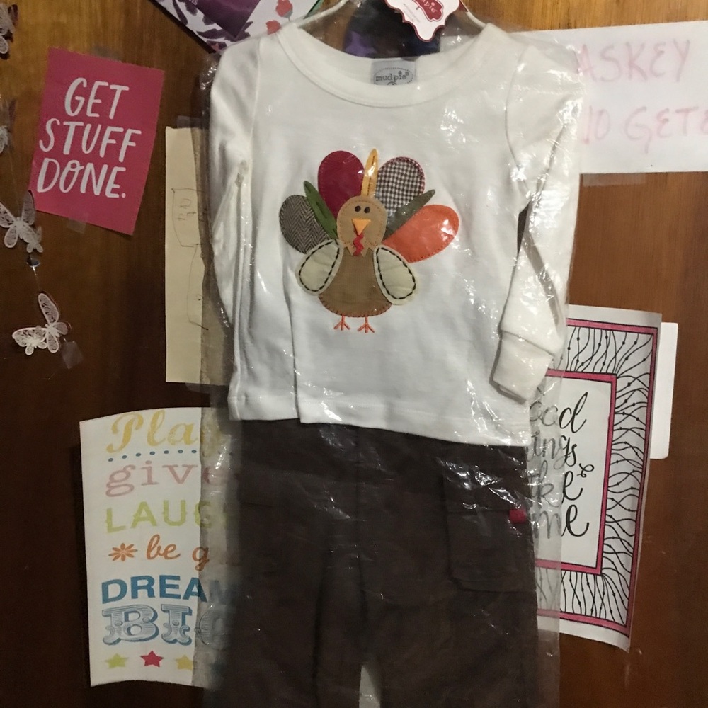 Boys 9-12months Thanksgiving Outfit